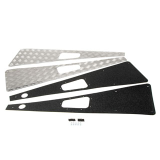 Wing Top Set Defender Gloss Silver No Antenna