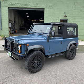 Soft Top Full With Side Windows STAYFAST BLACK for Defender NAS