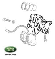 REAR BRAKE CALIPER, RH, RANGE ROVER CLASSIC, 7/16" mounting holes