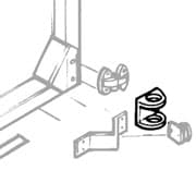 Pivot Brckt - Spare Carrier Defender 90