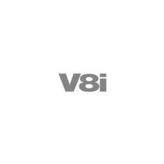 Tailgate Decal “V8i” Mid Silver, Discovery I