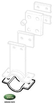 CLAMP - EXHAUST HANGER INTERMEDIATE PIPE SERIES IIA & III NEW/OLD STOCK