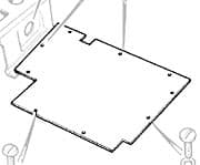 Floor Plate - LH 4 Cyl - Series IIA & III