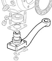 Steering Arm - LH - Series IIA &amp; III For LHD