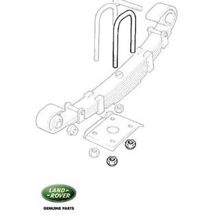 U BOLT - 88" FRONT SHORT (3 REQUIRED)