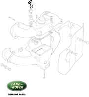 Steel Vacuum Pipe For Brake Servo, Series II, IIA & III, 2,25 Litre Petrol