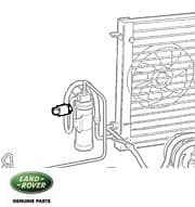 Switch - Pressure 134A A/C Rec/Dryer On/Off P38A Range Rover