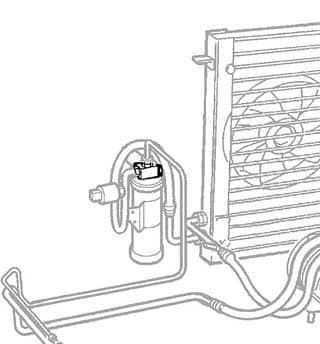 Pressure Switch - A/C R/R P38a 4.0/4.6 Ltr