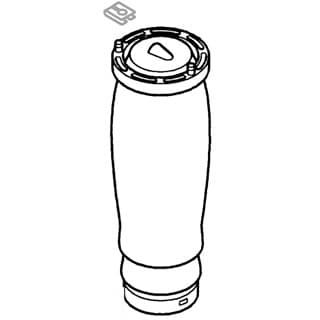 Air Spring - Rear Discovery II w/Leveling