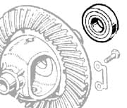 Bearing Differential Carrier Series, RRC, Defender & Discovery I
