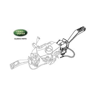 Switch - Washer/Wiper Discovery II & Freelander