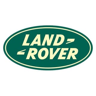 DECAL "LAND ROVER" OVAL 16" x 8"