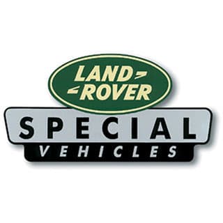 LAND ROVER SPECIAL VEHICLES STICKER 4" X 2 1/4"