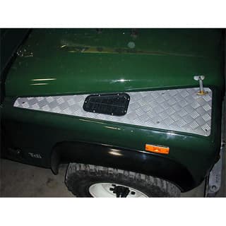 Land Rover Wing Top Protection Set in Silver For Defender