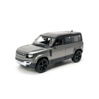 Model Burago Defender 110 L663 Silver 1:24  Scale