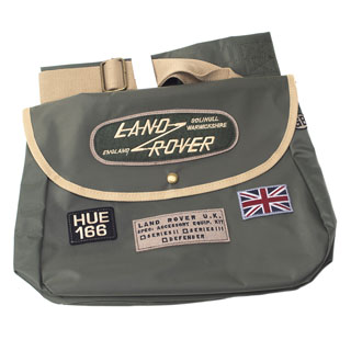 Messenger Bag Land Rover Logo - Green