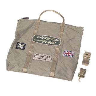 Utility Shoulder Bag Land Rover Logo - Khaki