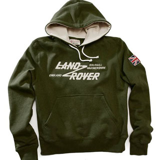 Hoody Land Rover Pullover - Bronze Green - Large