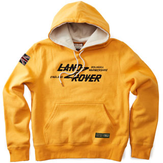 Hoody Land Rover Pullover - Yellow - Xxlarge