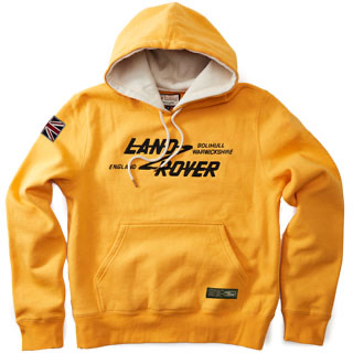 Hoody Land Rover Pullover - Yellow - Large