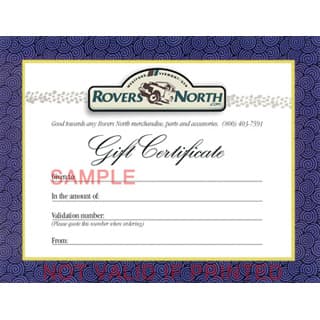 $50.00 GIFT CERTIFICATE