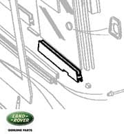 Slide RHF Door Top Glass Outer Defender