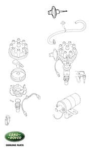 VACUUM UNIT V-8 DISTRIBUTOR