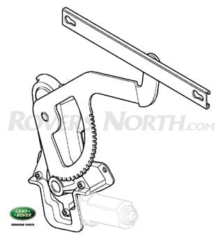 Regulator - Left Hand Rear Window Discovery II