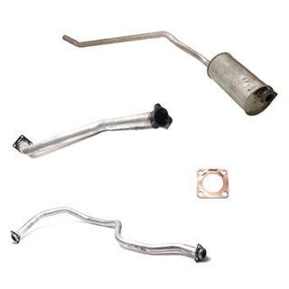 Exhaust Kit 109" SW Late From Suff C On