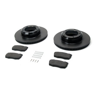 PADS & ROTORS FRONT SET DEFENDER 90