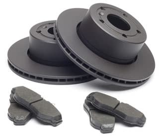 Brake Pad and Rotor Kit - Front - Genuine Land Rover Parts - Discovery II