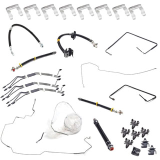 COMPLETE PARTS BRAKE LINE REPLACEMENT KIT FOR DISCOVERY II