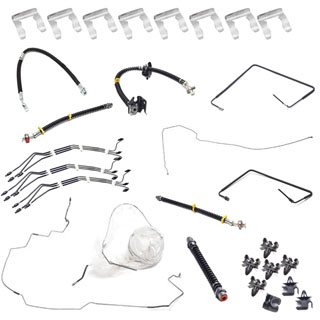 Complete Parts Brake Line Replacement Kit For Discovery II