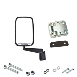 MIRROR KIT 6" X 10" DEFENDER STYLE LEFT HAND