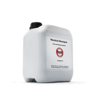 Waxoyl Waxacid Shampoo 5 Liter (1.3 Gal) Bottle