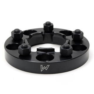 Single Wheel Spacer 30mm Alloy Black w/Nuts Def-Rrc-Disco I