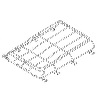 Safety Devices Highland Roof Rack Discovery I 4 Door Vehicles w/Roof Rails