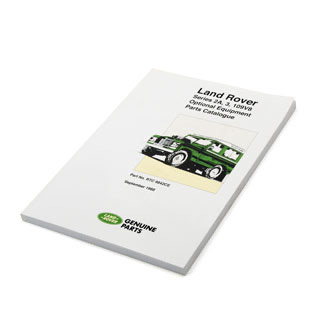 Parts Manual - Series IIA, III, 109 V8 - Optional Equipment