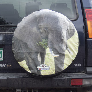 Tire Cover Elephant Full Color Large