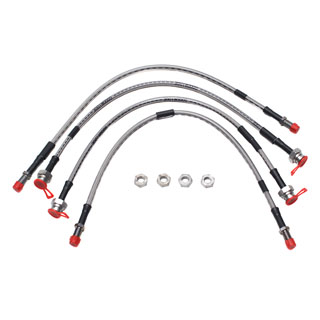 Stainless Steel Braided Brake Lines Discovery I  Extended 100mm