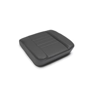 Seat Base For High-Back Or Low-Back 2nd Row Seat Assembly in Black Vinyl