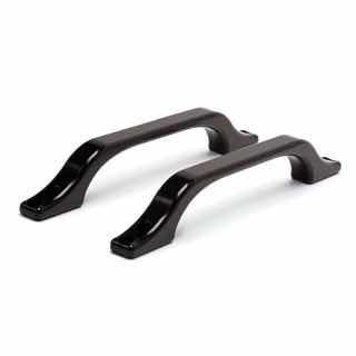 Clearance - Pair - Grab Handles - Interior - Headliner - Black Aluminum - Defender, Discovery 1