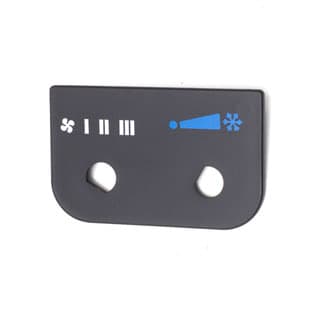 Label A/C Switch Panel Defender 4.0L V-8
