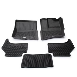 Rubber Floor Mat Set L663 Defender 2020 On Standard Wheelbase LHD