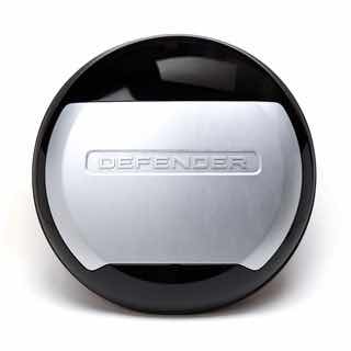 Spare Wheel Cover L663 Defender Satin Silver