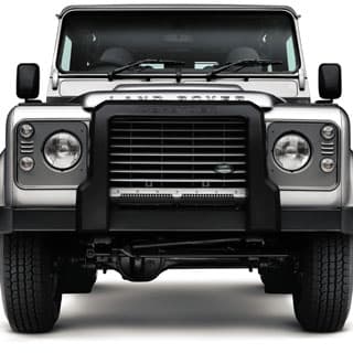 A Frame Nudge Bar for Defender without a Winch