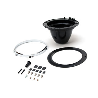 HEADLIGHT BUCKET REPLACEMENT BOWL -CHROME SERIES II-III