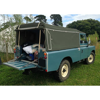 Soft Top Full No Side Windows Canvas Green For 109 Series