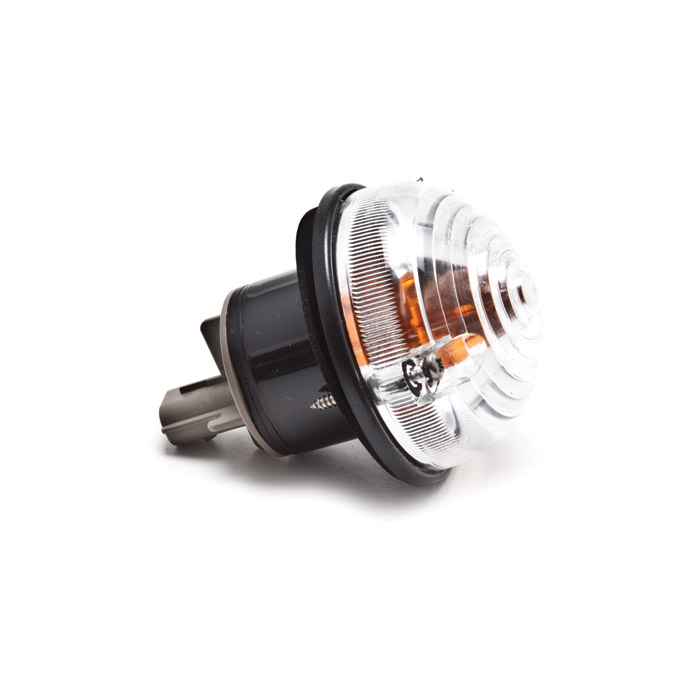  CLEAR  FRONT DIRECTIONAL LAMP ASSEMBLY WITH AMBER BULB 