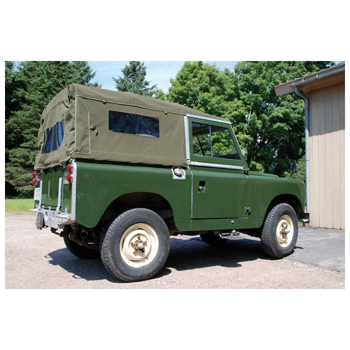 Soft Top Full With Side Windows CANVAS GREEN for 88 Series